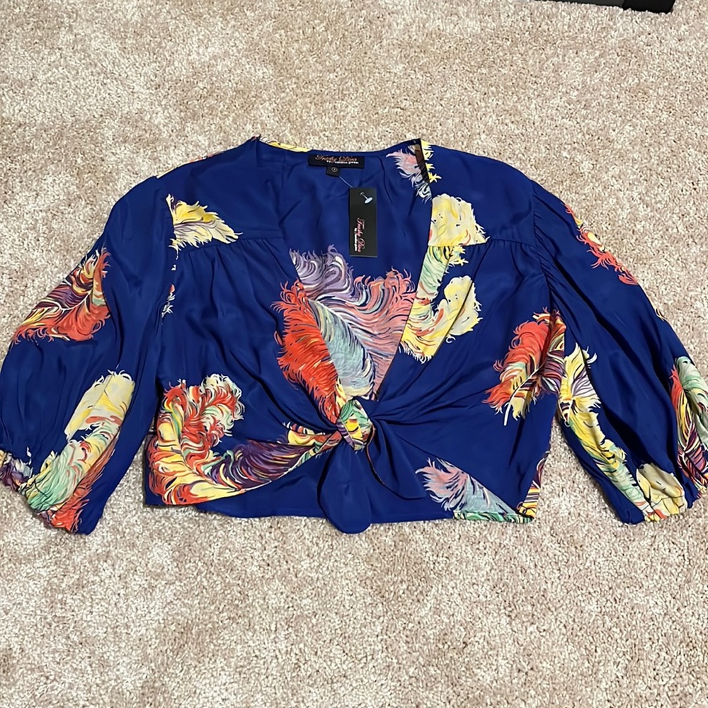 Trashy diva Carmen tie top showgirl royalty size 4 nwt